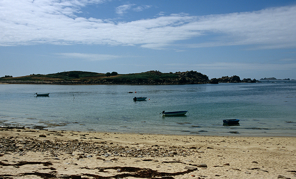 Moored Boats off Bryher, IoS 